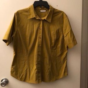 New York & Company Short Sleeve Top Size XL